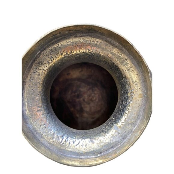 Antique Vintage Hand Etched Hinged Tea Coffee Pot Stamped Best German Silver - Picture 6 of 17